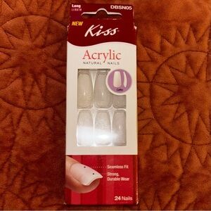 KISS Acrylic Coffin Nails | Long Length | 24-Count | New in Box